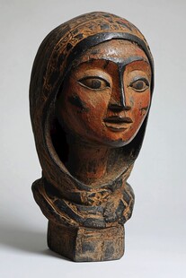 赤土陶女献纳者头像