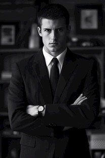 优雅高贵帅气人像