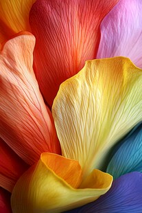 彩色绚丽梦幻唯美花朵