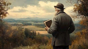 户外写生艺术家