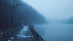 雾中栈道