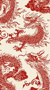 正龙飞龙腾龙图腾龙纹