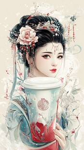 古装美人插画
