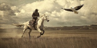 骑马的男人蒙古族