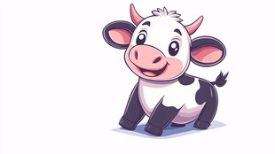 卡通小牛形象设计