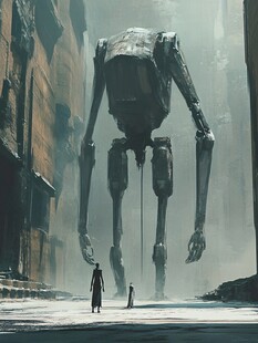 科幻题材插画