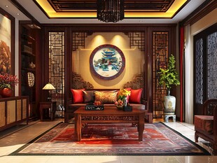 新古典中式场景