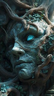 阿凡达场景科幻雕塑