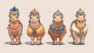 q版骆驼