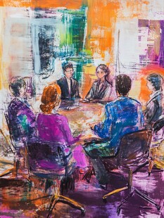 人物交流洽谈会