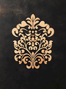 花纹镂金剪影