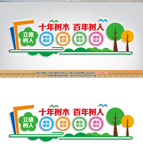 校园标语文化墙