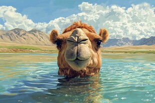 一只骆驼的笑容