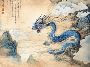 工笔龙