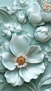 3d立体花壁纸