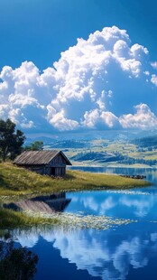 高清宽幅田园山水