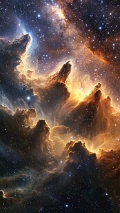 豪华大气星云装饰画
