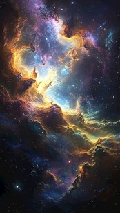 麋鹿浪漫唯美星云