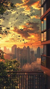 新海诚动漫风装饰画