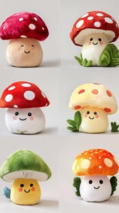 蘑菇拟人形象设计