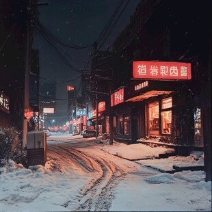 雪夜阑珊