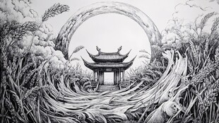 天一阁插画