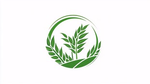 绿叶麦穗logo