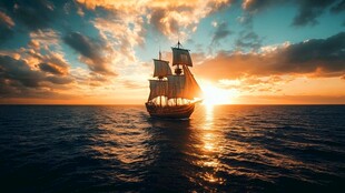 扬帆起航启航大海