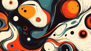 抽像艺术意境装饰背景