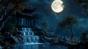 梦幻中秋节场景