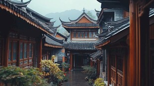 雨中楼阁