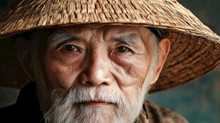 草帽大爷