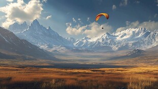 高端大气海拔背景