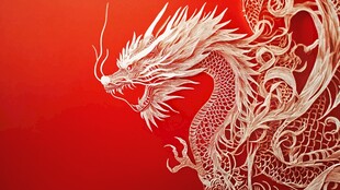 龙包装插画