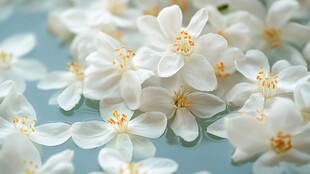 油桐花季背景春天