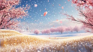 唯美梦幻梅花林