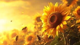 向日葵桌面背景