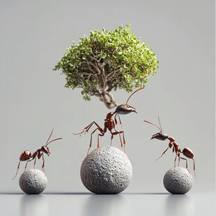 蚂蚁创意装饰品