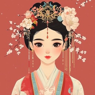 格格头像插画