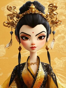 q版皇后插画