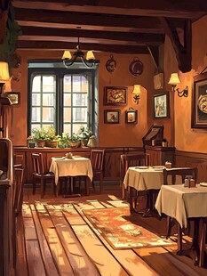 怀旧餐厅餐馆