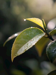 雨中茶叶