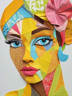 面部美容美容壁画