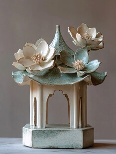 禅意莲花摆件