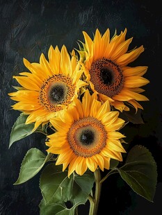 两朵向日葵