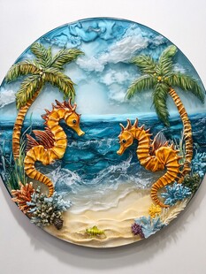 海洋3d地贴画