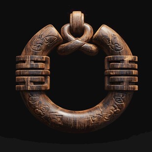 菘泽文化象牙镯