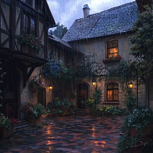 欧美小镇情景主题