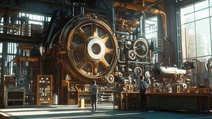 工业场景工业题材