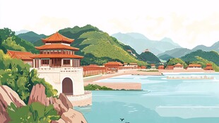 景区插画